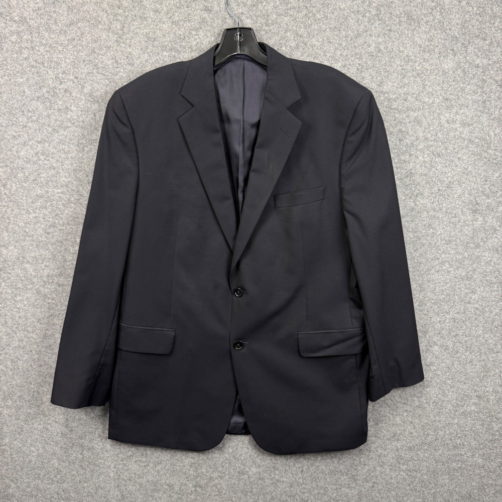 Brooks Brothers 1818 Madison Navy Blue 100% Wool Blazer Jacket Mens 43R Canada
